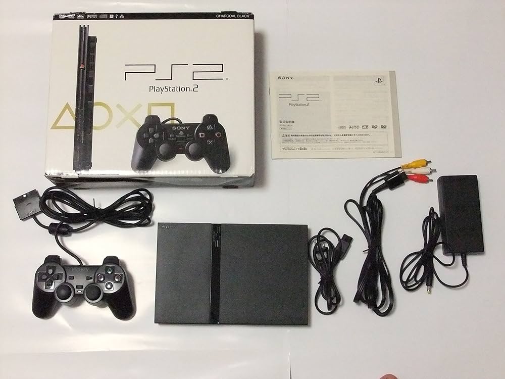Amazon | PlayStation 2 チャコール・ブラック (SCPH-79000CB