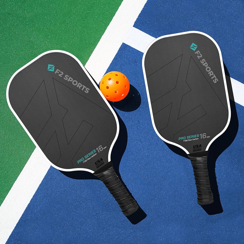 Amazon | F2 Sports 東レ T700 16mm カーボンファイバーピックルボール
