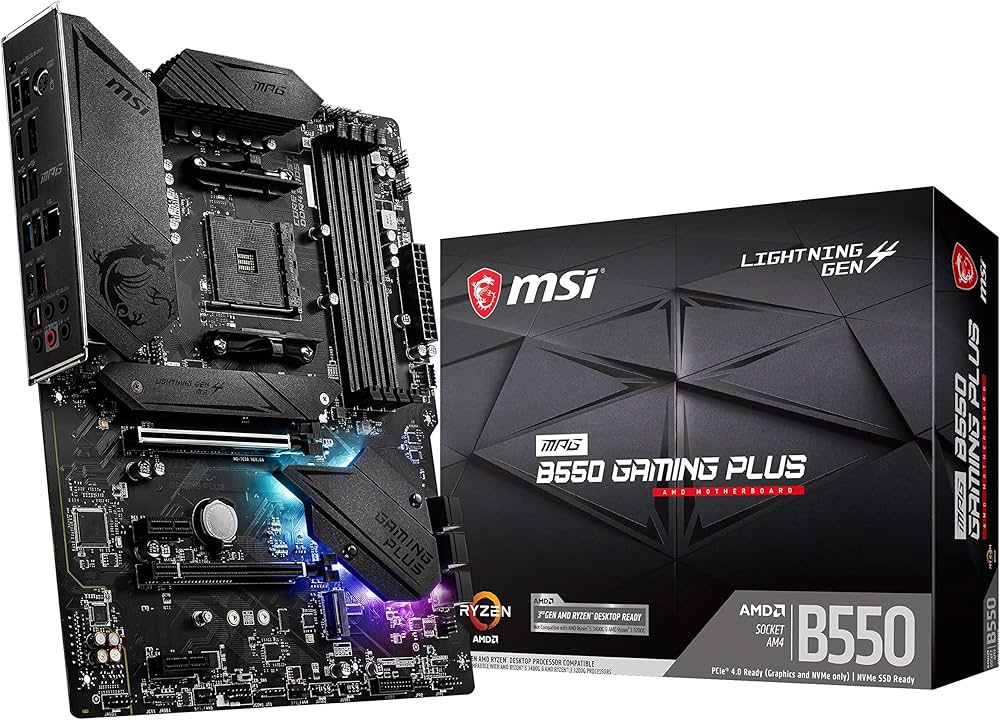 Amazon | MSI MPG B550 Gaming Plus V1 ゲーミングマザーボード (AMD
