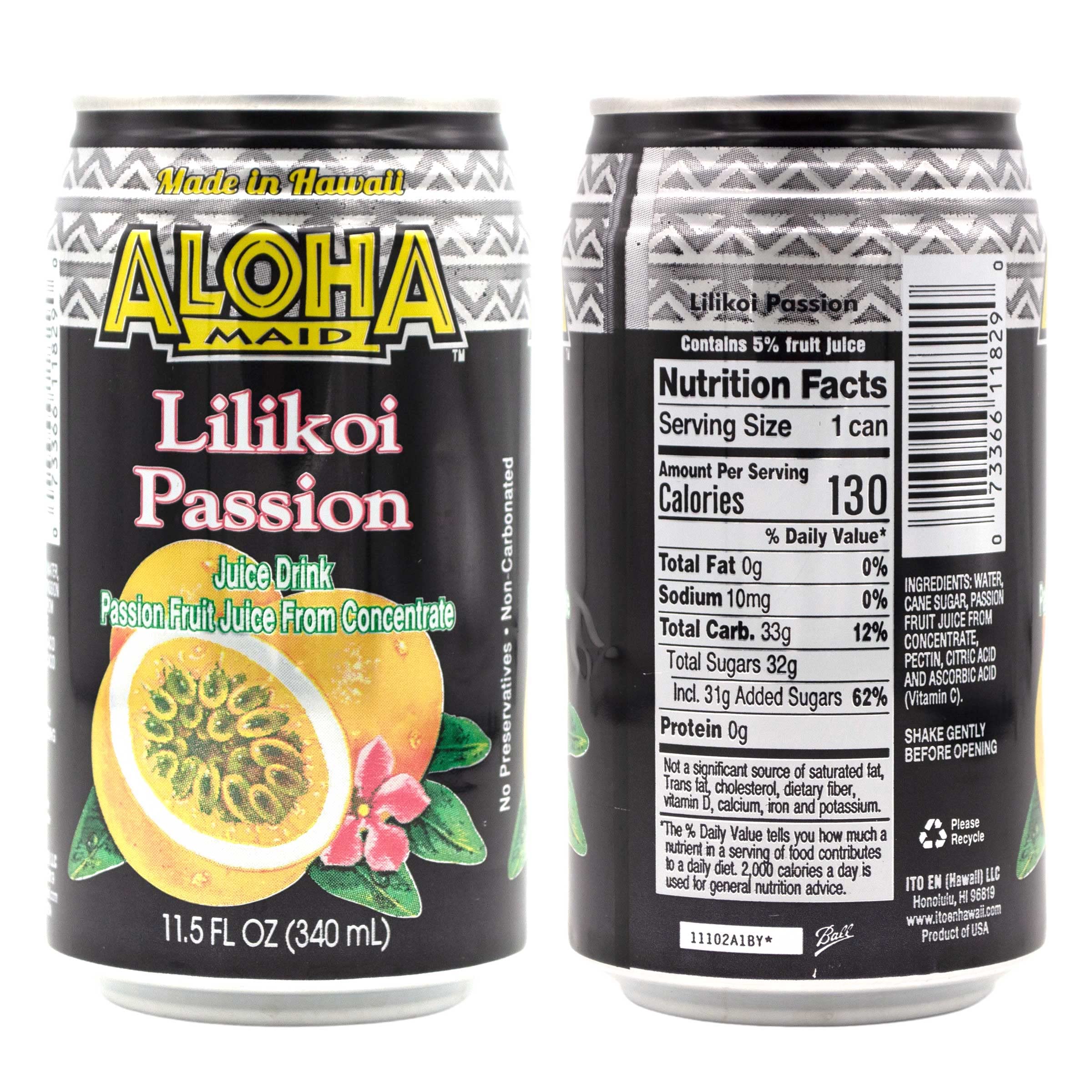 Amazon.com : Aloha Maid Drinks, Signature Variety, 3 Cans per
