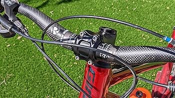 Amazon.co.jp: MTBハンドルバーカーボンファイバー、700mmハンドルバー