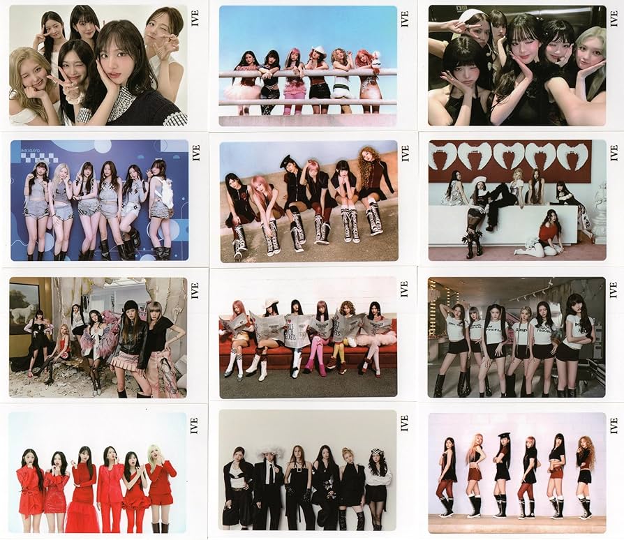Amazon.co.jp: IVE アイヴ アイブ グッズ フォトメッセージカード 56枚