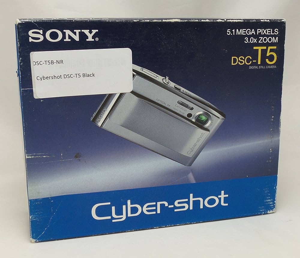 Sony Cyber-shot DSC-T5 Digital Camera (5MP, 3x Optical Zoom