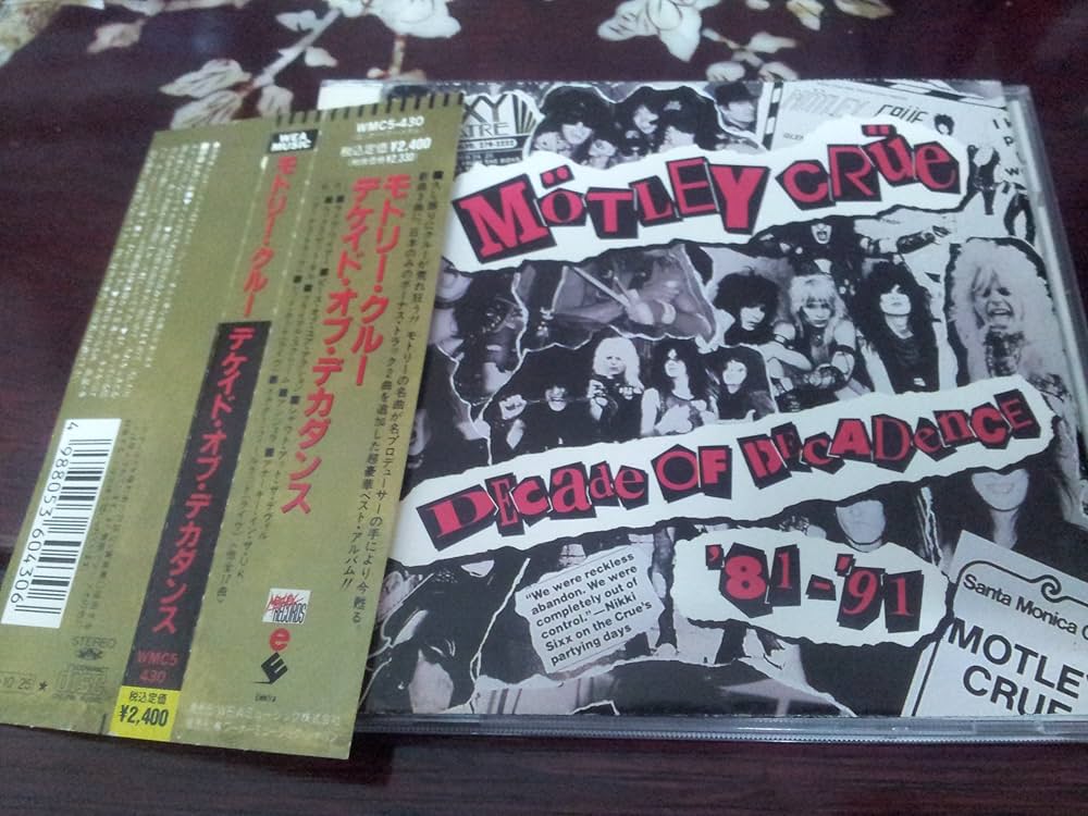 Motley Crue - Decade of Decadence +2 (Japan edition WMC5-430