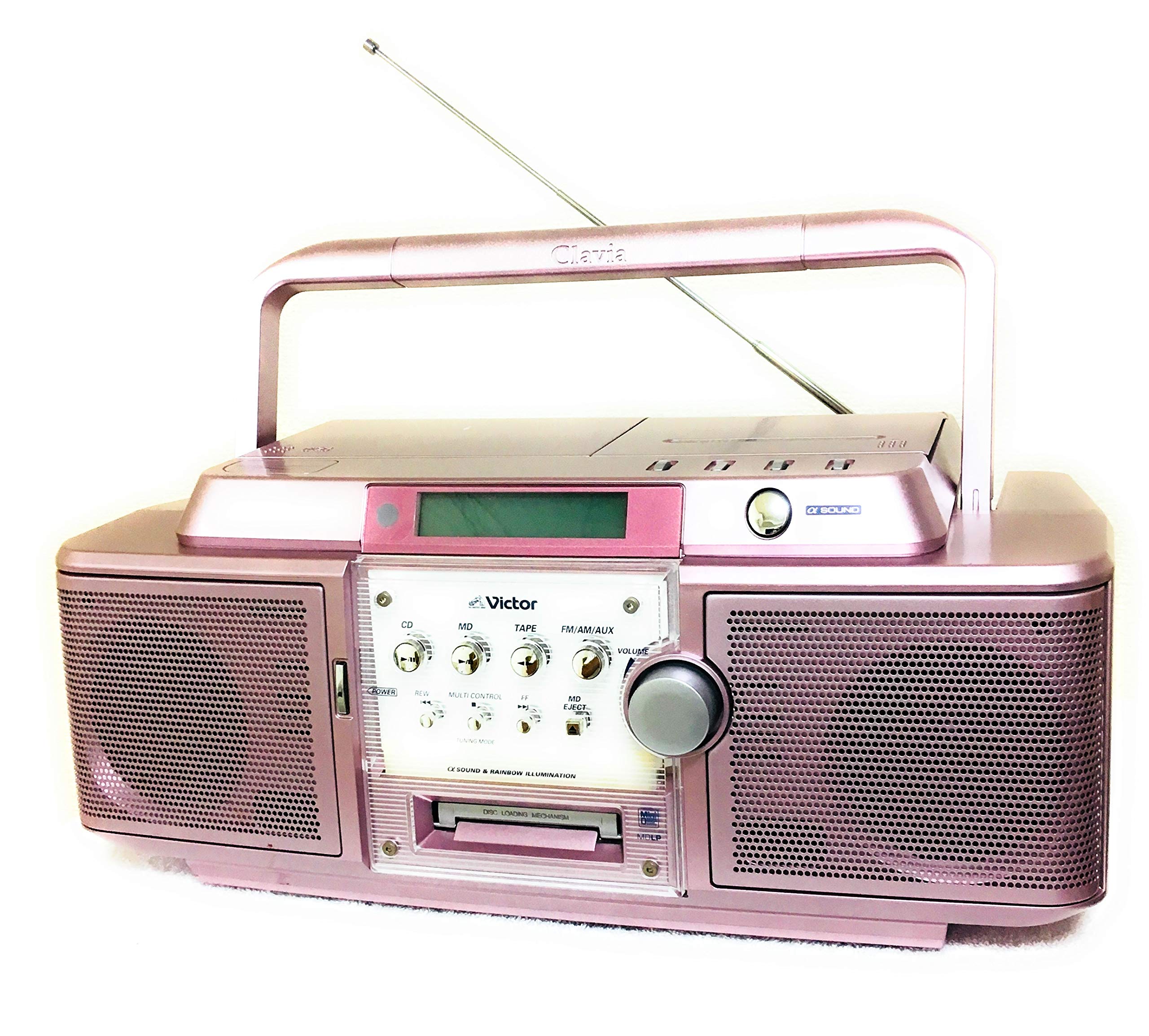 Amazon | Victor ビクター JVC RC-Z1MD-P ピンク CD-MDポータブル