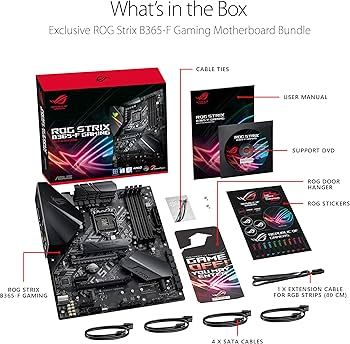 Amazon.com: ASUS ROG Strix B365-F Gaming Support 9th/8th Gen Intel
