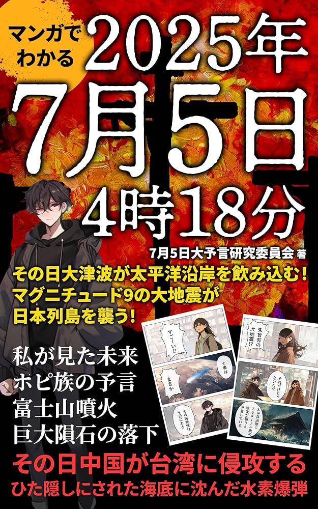 Amazon.co.jp: マンガでわかる 2025年7月5日 4時18分 大災害 【私が見