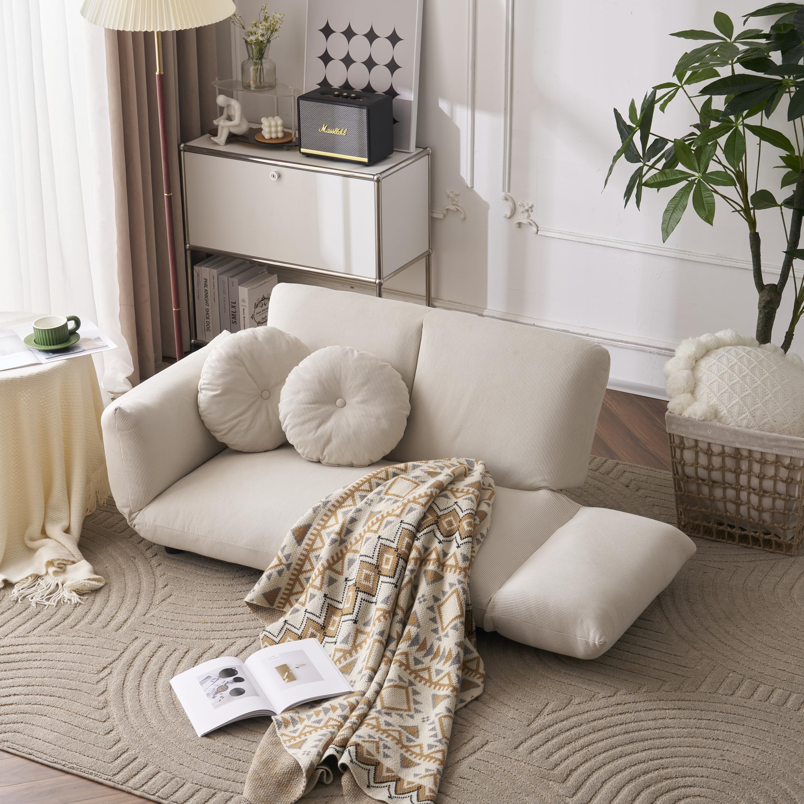 Amazon｜ソファ ソファベッド フロアソファ コンパクト ローソファ