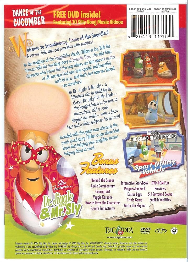 Amazon.com: Veggie Tales DVD - A Snoodle's Tale with Bonus DVD