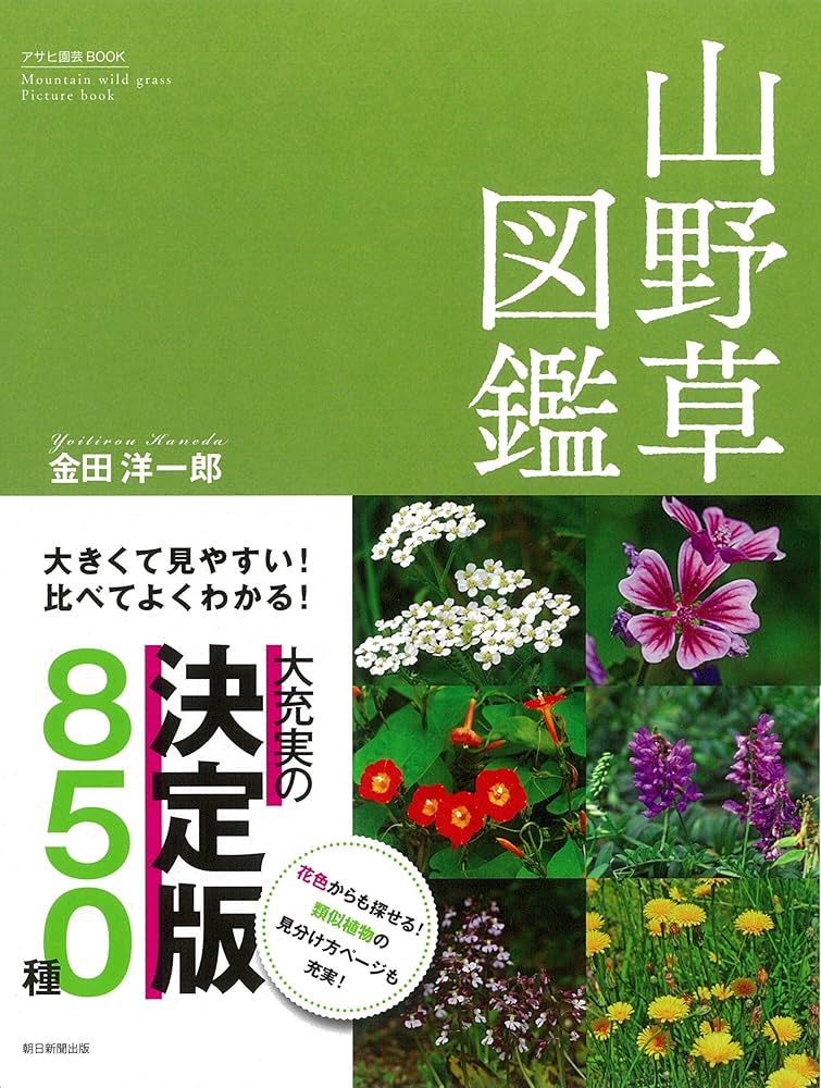 大きくて見やすい! 比べてよくわかる! 山野草図鑑 (アサヒ園芸BOOK