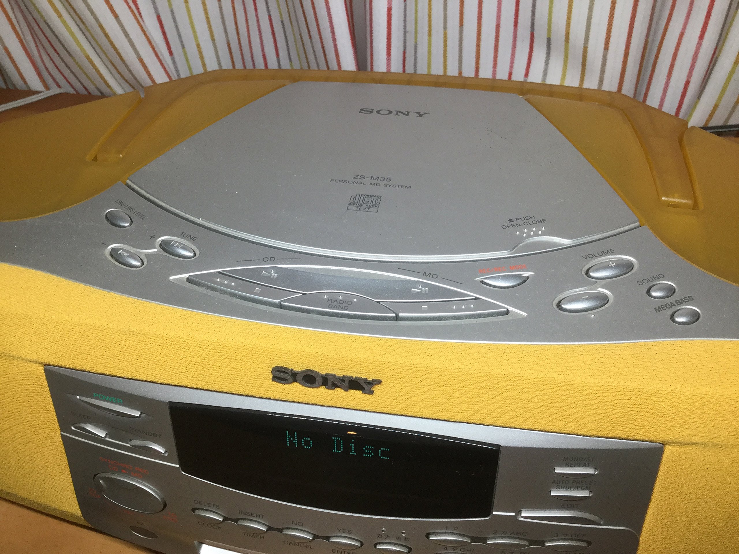 Amazon.co.jp: SONY ソニー ZS-M35 オレンジ パーソナルMDシステム(CD