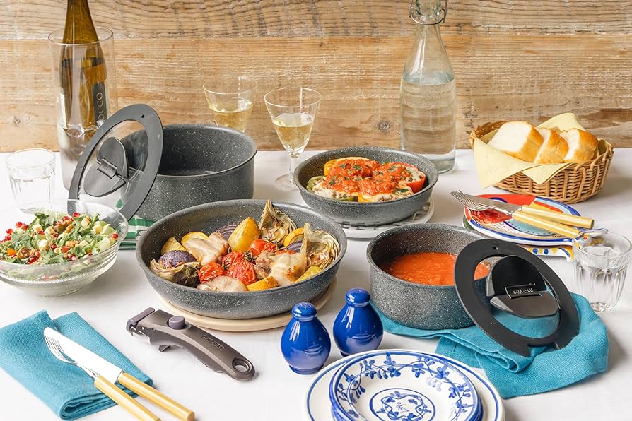 Amazon.co.jp: Ballarini バッラリーニ「 ヴィンチ 7pcs フライパン