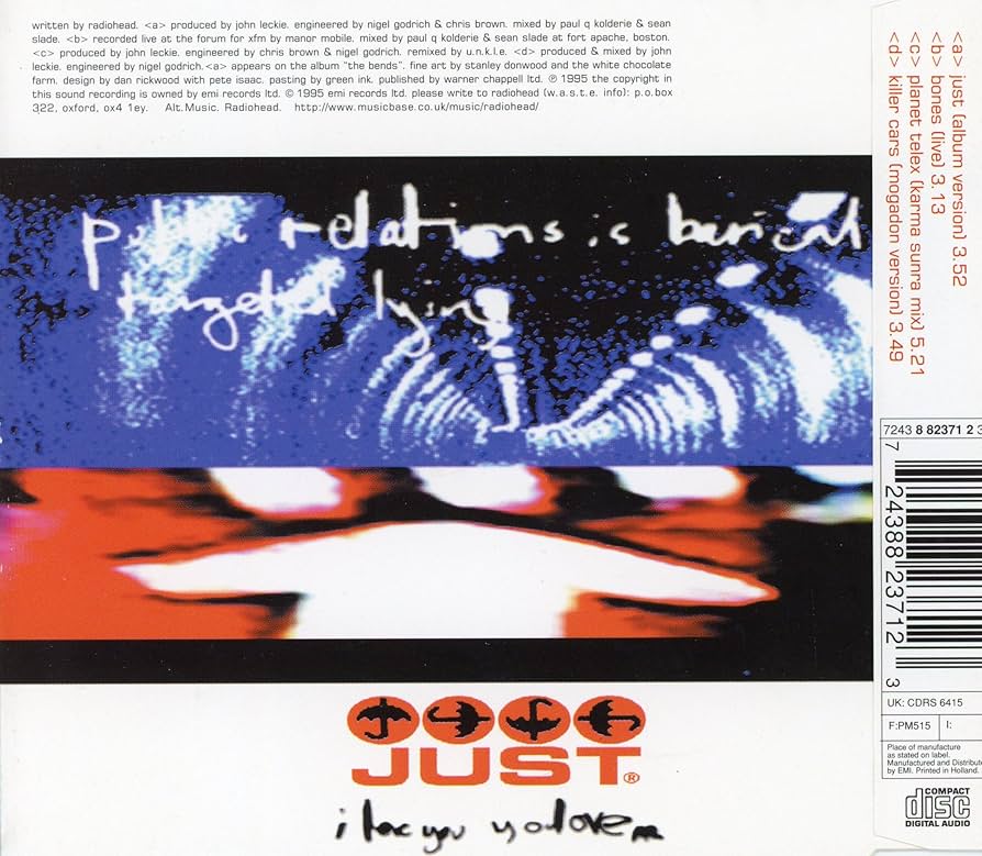 激レア盤】Criminal Justice! RADIOHEAD/ORBITA Just [CD 1]: Amazon