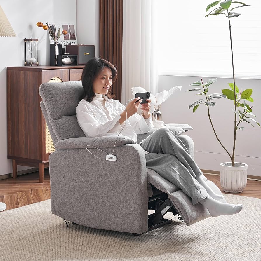 Amazon｜OSJ リクライニングチェア リクライニングソファー 電動