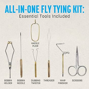 Amazon | Creative Angler フライタイイング標準ツールキット 木製