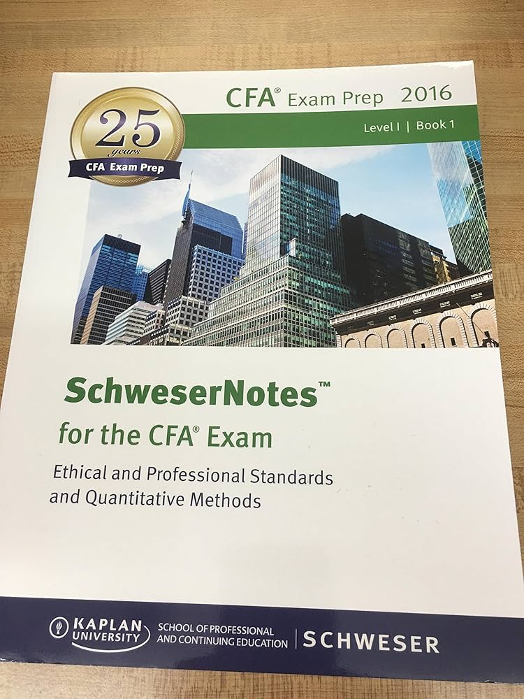 SchweserNotes CFA Level 1 2016: Kaplan Schweser: 9781475435191
