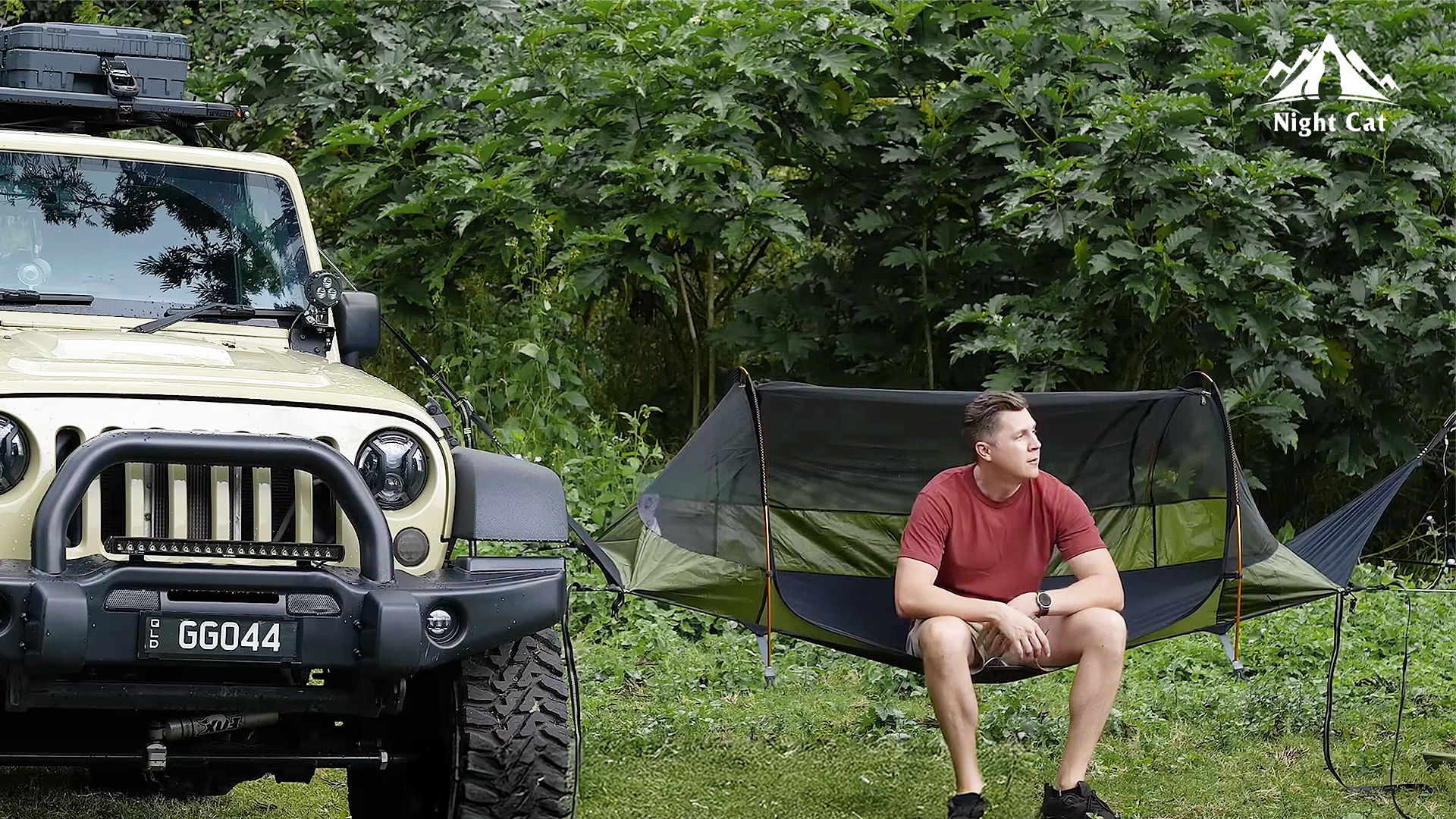 Amazon.com: Night Cat Flat Lay Hammock Tent with Mosquito Net