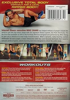 Amazon.com: Mike Chang's Six Pack Shortcuts: The Total Body