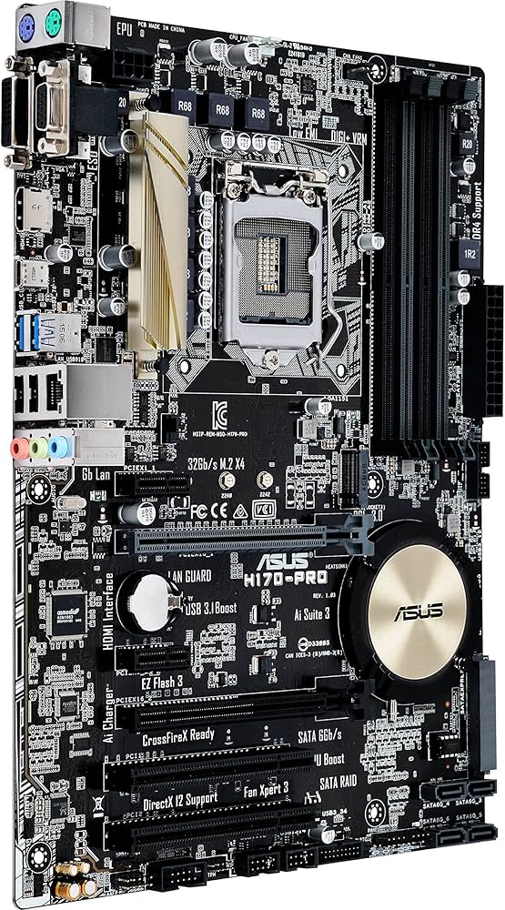 Amazon.co.jp: ASUSTeK Intel H170搭載 マザーボード LGA1151対応 H170