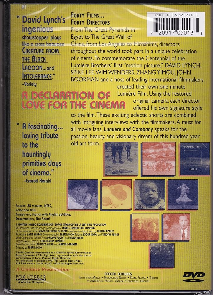 Amazon.com: Lumiere & Company [DVD] : Leconte, Patrice, Lee, Spike