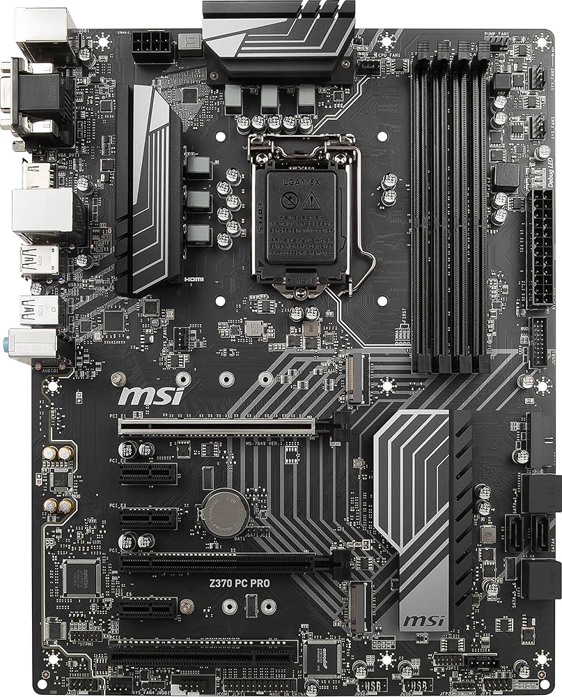 Amazon | MSI Z370 PC PRO ATX マザーボード [Intel Z370チップセット