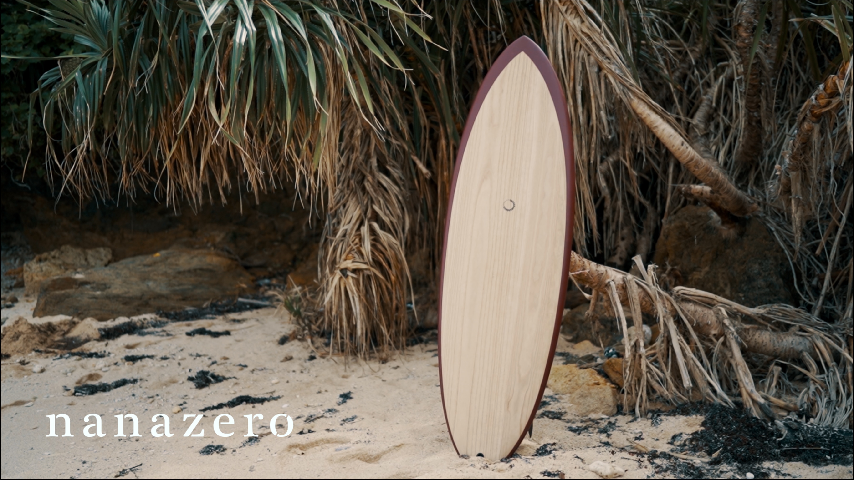 Amazon | nanazero WOOD SKIN サーフボード HB01 Twin Egg 6'0 Dark