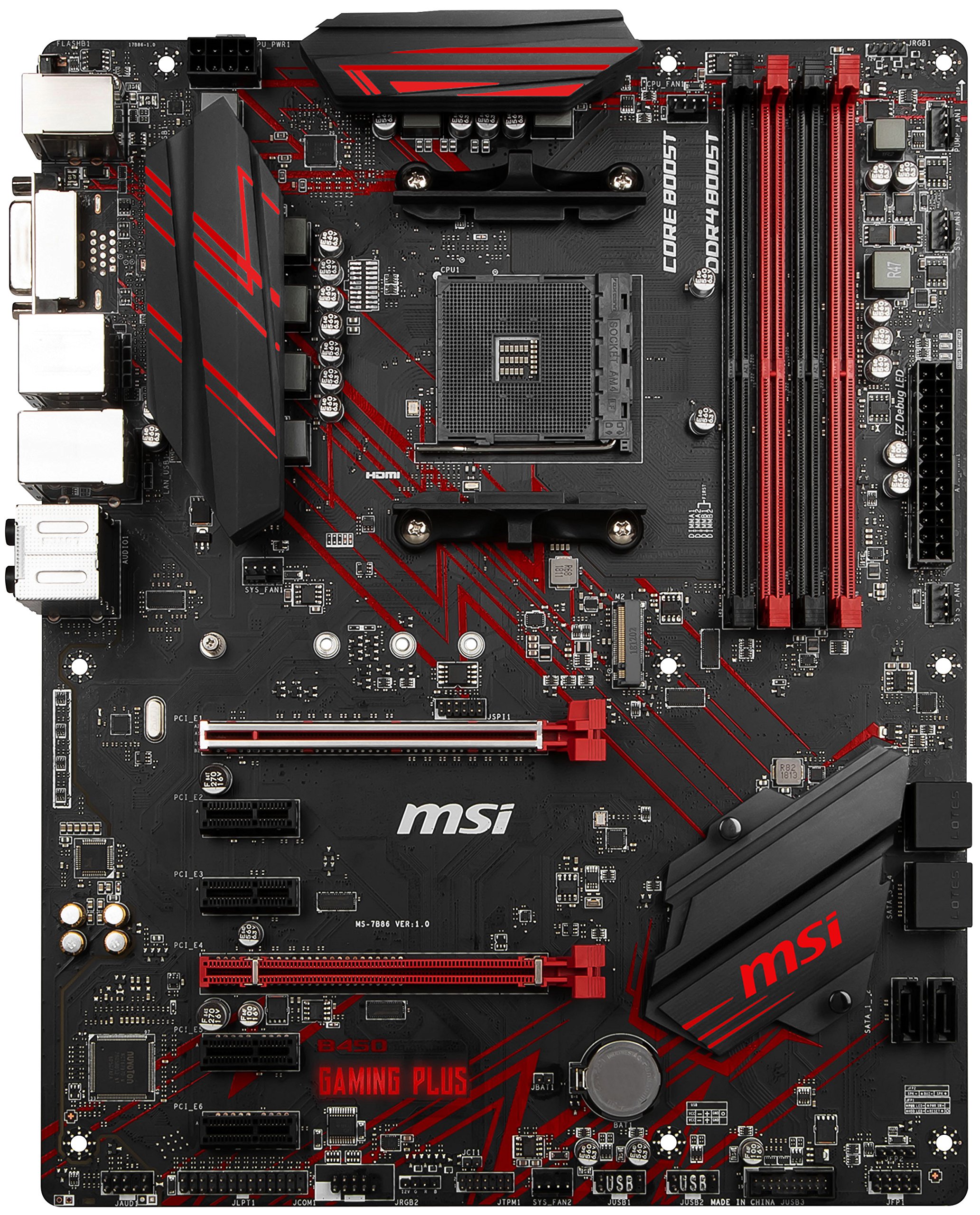Amazon | MSI Performance GAMING AMD Ryzen 第1世代と第2世代 AM4 M.2