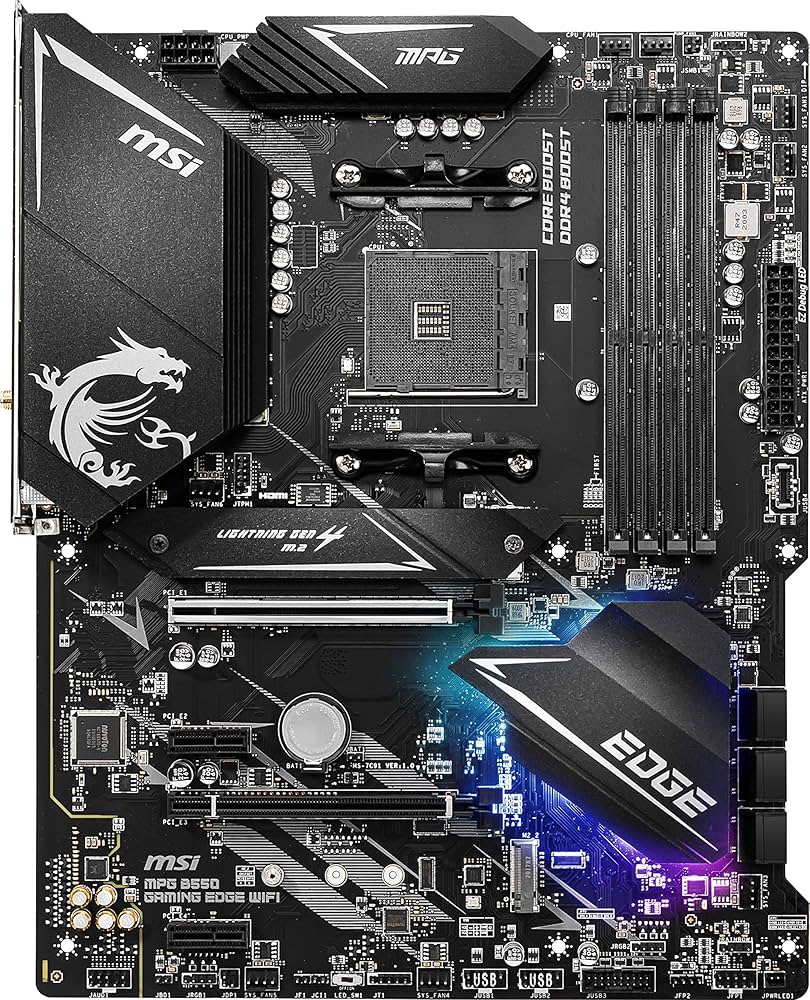 Amazon | MSI MPG B550 GAMING EDGE WIFI マザーボード ATX [AMD B550