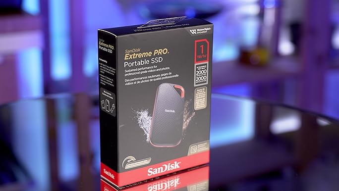 Amazon.com: SanDisk Extreme Pro 1TB Portable SSD, up to 1050 MB/s