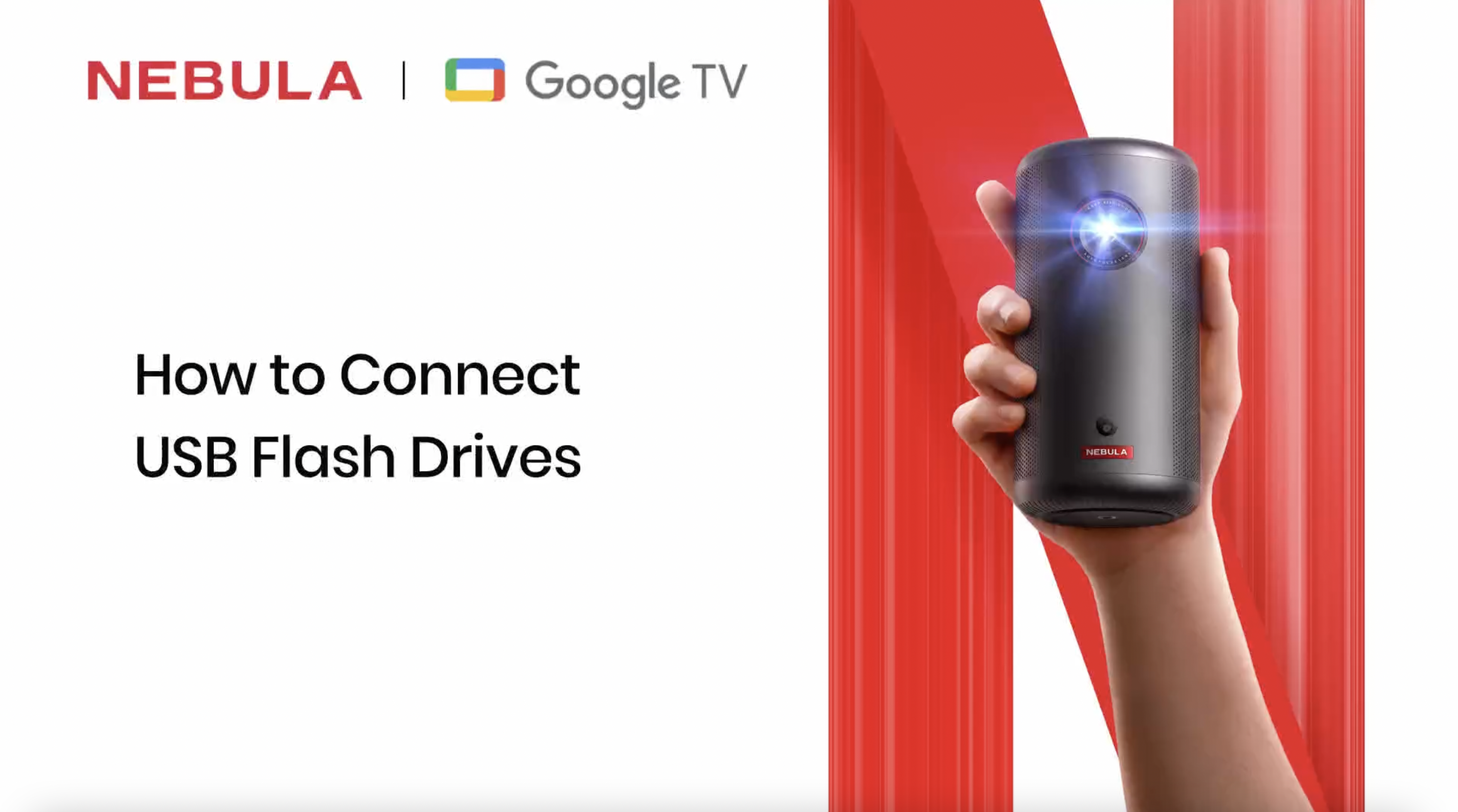 NEBULA Capsule 3 GTV Projector, Netflix Officially Licensed, 1080P