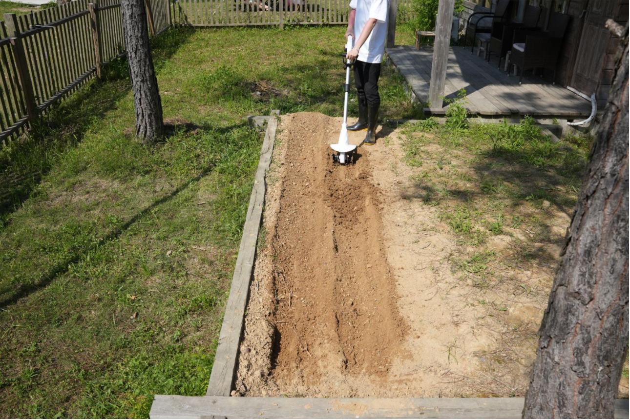 Amazon | Heywork 20Vコードレス耕運機｜24本スチールタイン搭載・19.8