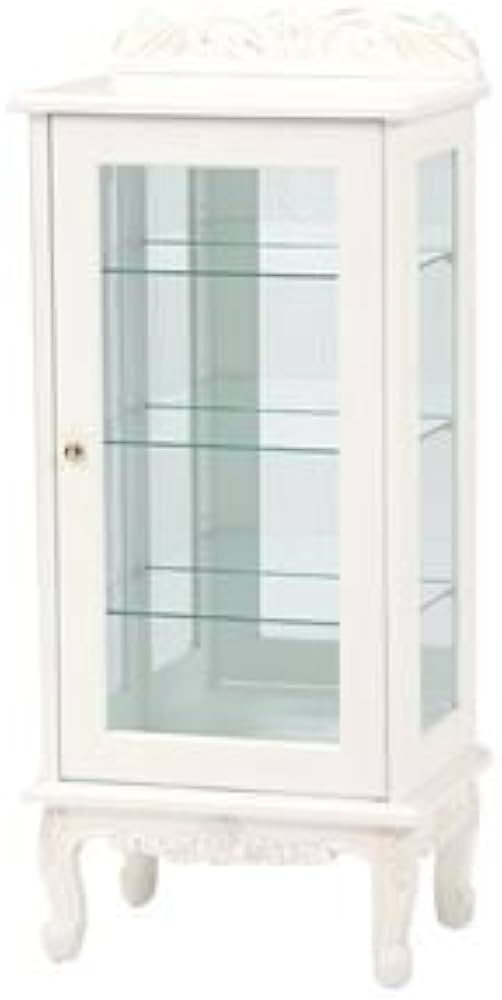 Amazon.co.jp: ガラスキャビネット ヴィオレッタシリーズ アンティーク