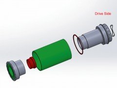 Amazon | ウィッシュボーン BPF3024 シマノホローテック2&スラムGXP