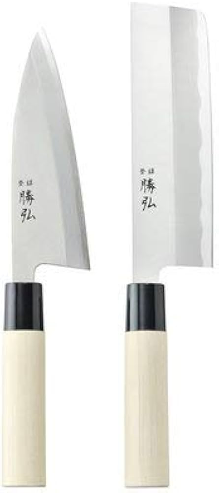 Amazon｜桐生工業 包丁 包丁セット 勝弘 和包丁2本セット 出刃菜切包丁