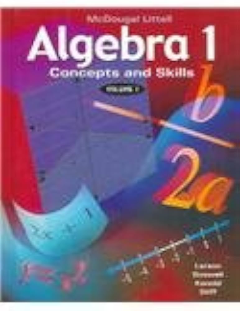 Algebra 1: Concepts and Skills Volume 1: MCDOUGAL LITTEL