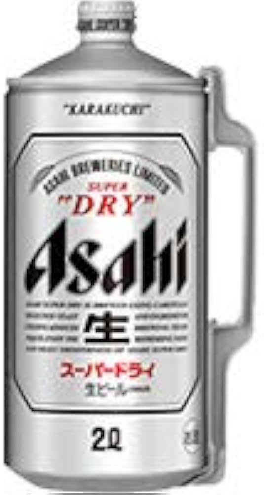 Amazon.co.jp: アサヒ スーパードライ 2L ミニ樽 2L × 6缶 : 食品