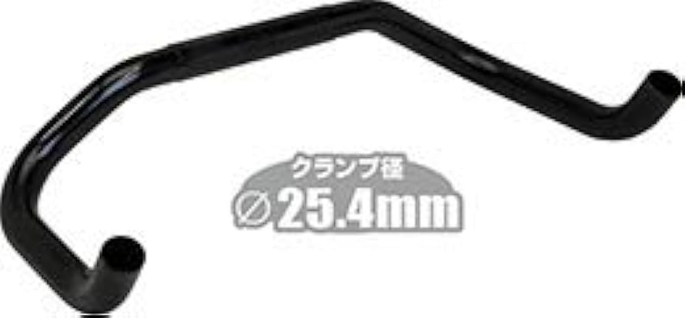 Amazon | 日東 RB-021 25.4mm ブルホーンバー ブラック 380mm | NITTO