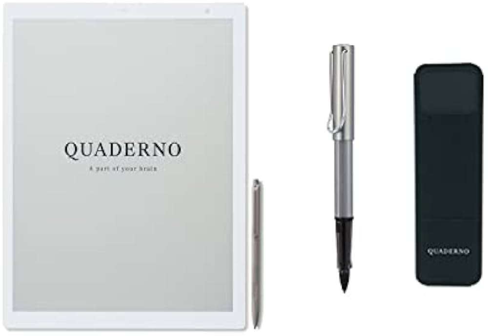 Amazon.co.jp：(電子ペーパー クアデルノ ラミースタイラスペン+ペン