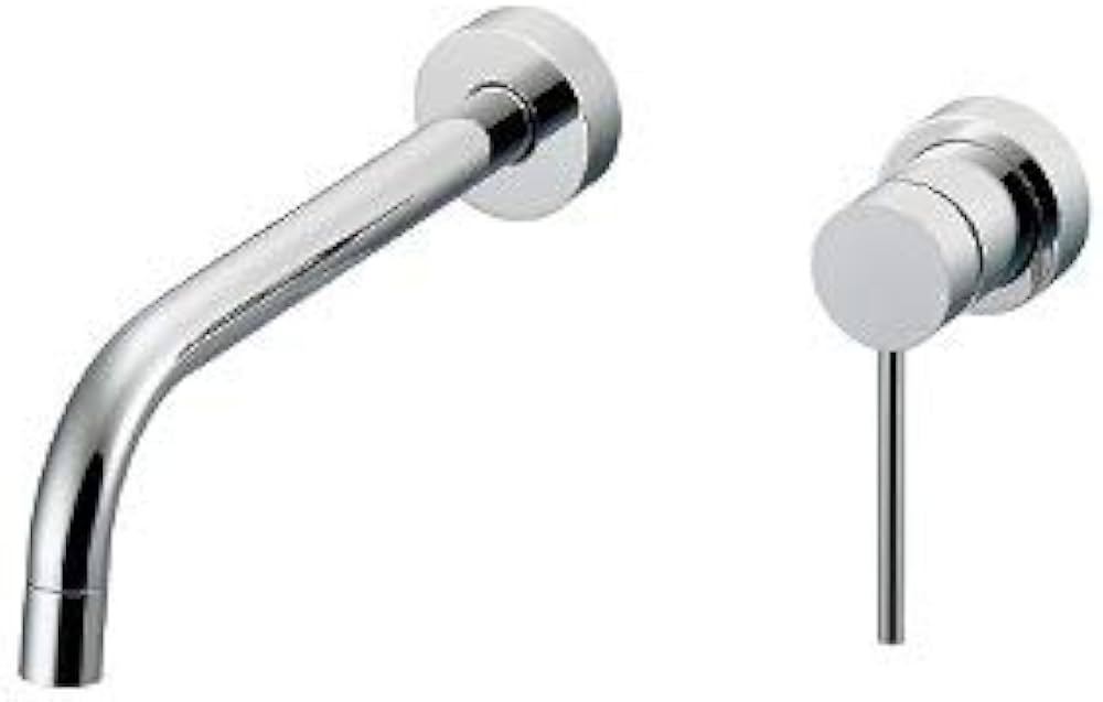 Amazon.co.jp: カクダイ 壁付シングルレバー混合栓 受注生産品【193