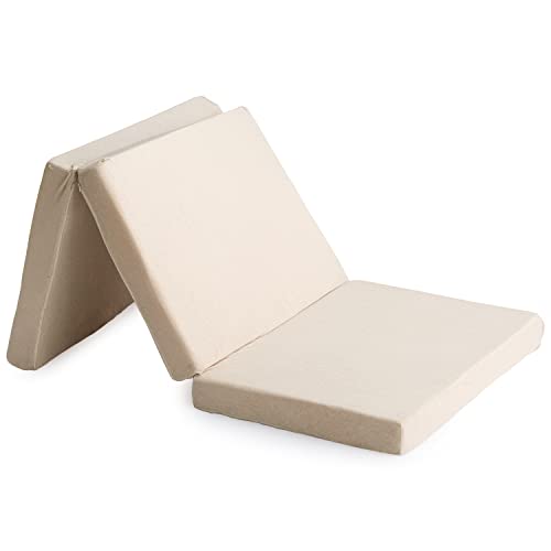 タンスのゲン 高反発マットレス 3つ折り 高密度30D 210N 極厚10cm