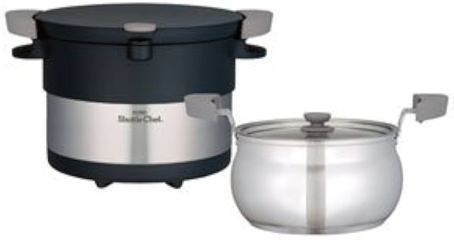 Amazon｜サーモス 【IH対応】真空保温調理器 20cm浅型 ステンレス