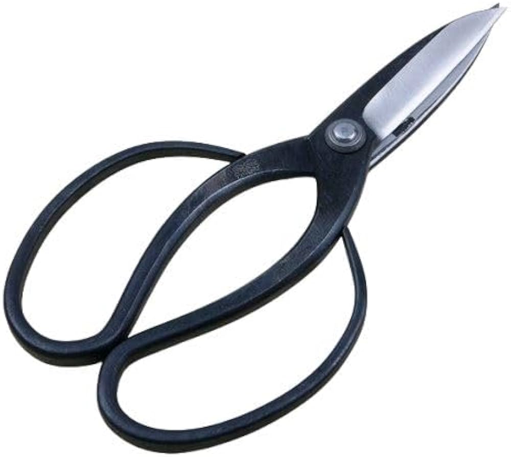 Amazon | 植木鋏 はさみ ハサミ 「佐保」 庭師 型 青紙 鋼 3寸刃