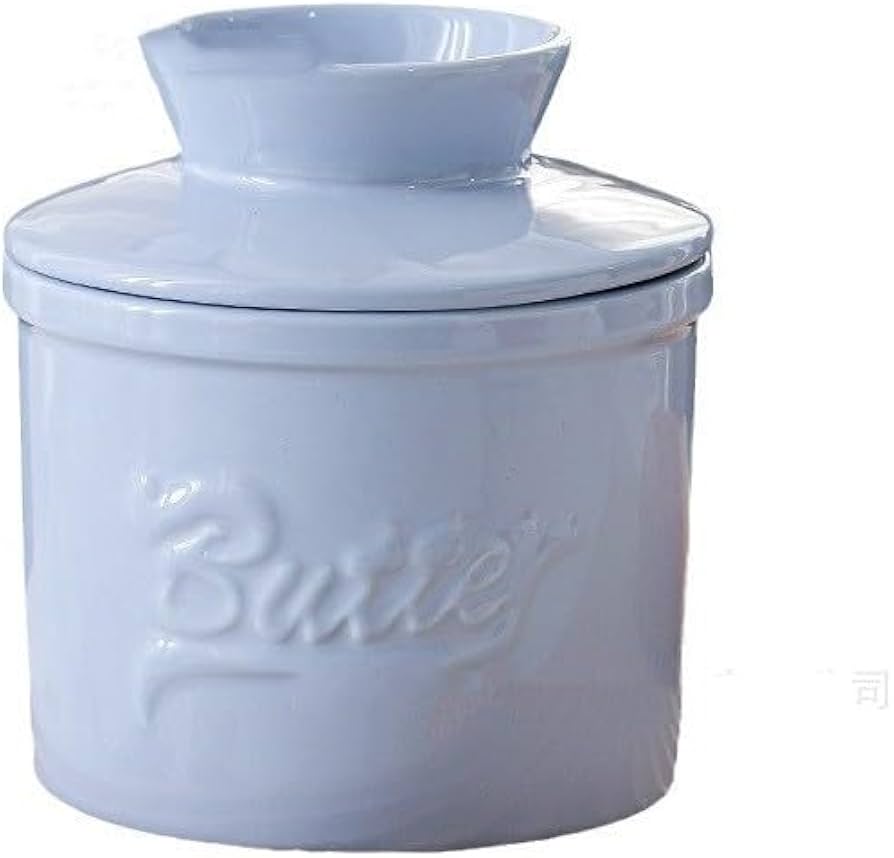 Amazon | バターケース 保存容器 バター バターボックス 丸型 陶器