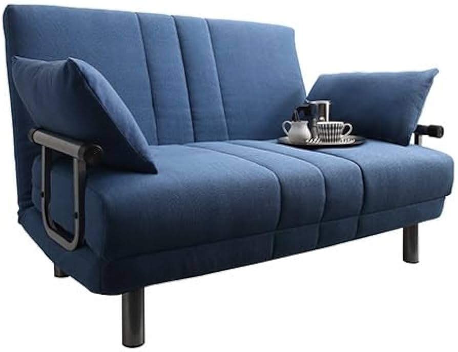 Amazon｜3WAY ハイバック ソファベッド カラー：ネイビー 素材