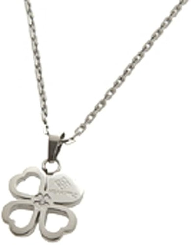 Amazon | Good-HEARTZ グッドハーツ メタリッククローバー形ネックレス