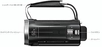 Amazon | SONY ビデオカメラHDR-CX675 32GB 光学30倍 ブラック