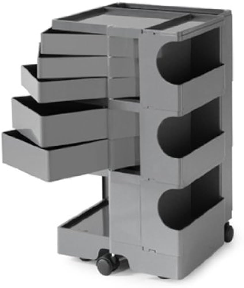 Amazon｜B-LINE/ビーライン ボビーワゴン3段5トレイ トルネードグレー