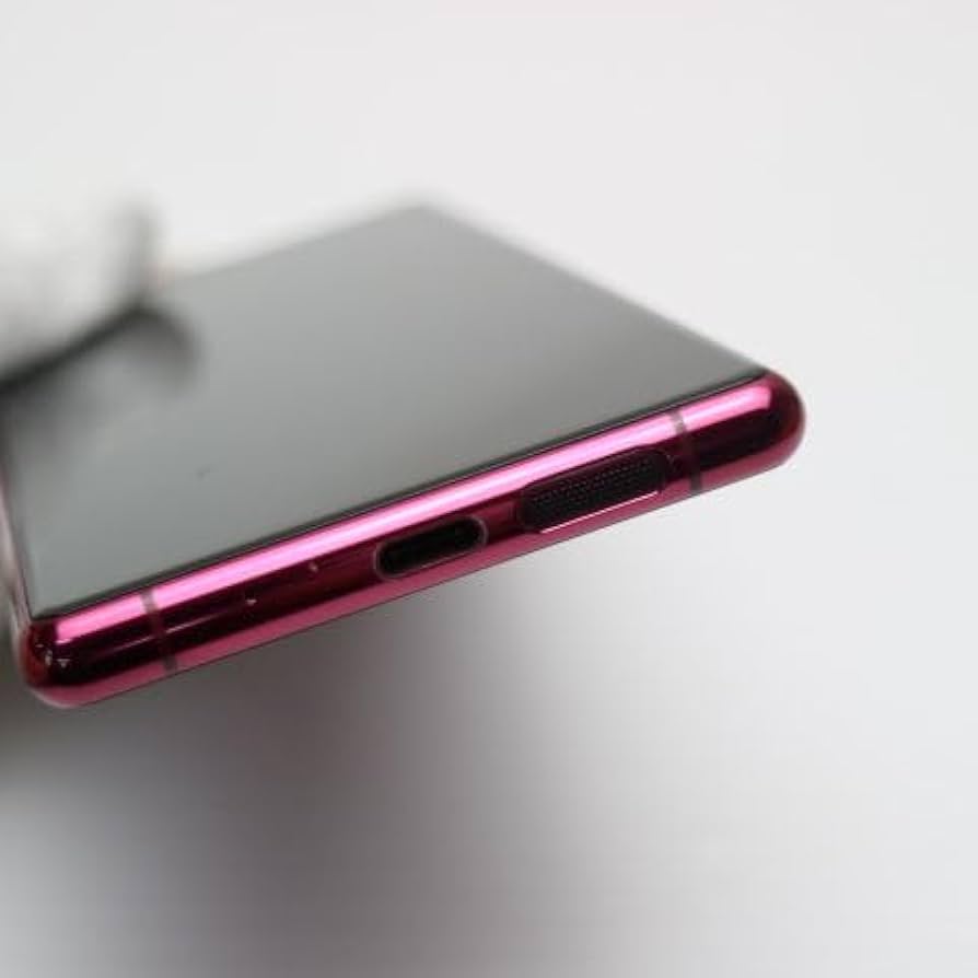 Amazon | SIMフリー Xperia5 SO-01M docomo レッド | Xperia