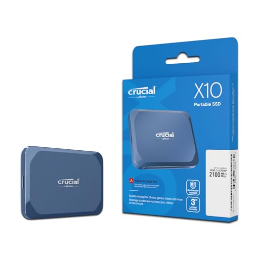Amazon | Crucial(クルーシャル) X10 外付け SSD 6TB USB3.2/Type-C