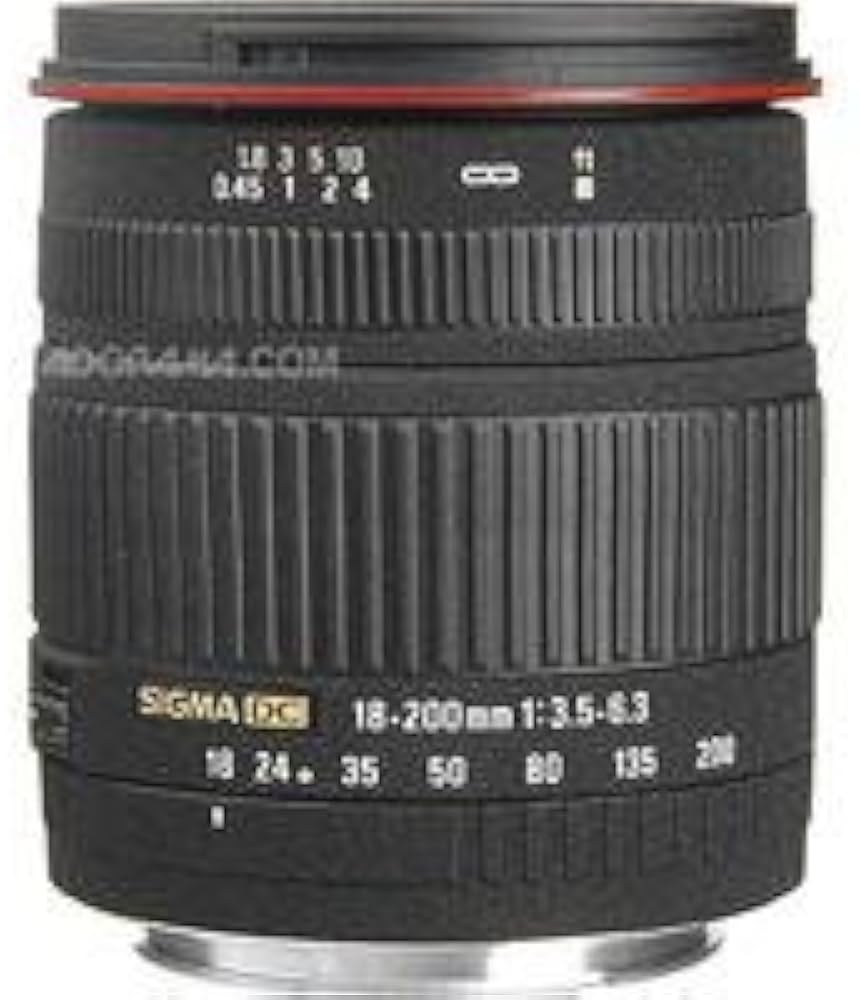 Amazon.com : Sigma 18-200mm f/3.5-6.3 DC Lens for Minolta and Sony
